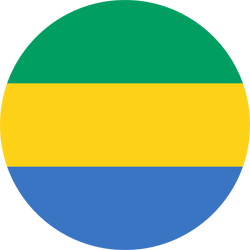 GIA TV Gabon Flag Round