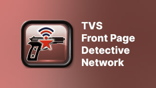 GIA TV TVS  Front Page Detective  Logo, Icon